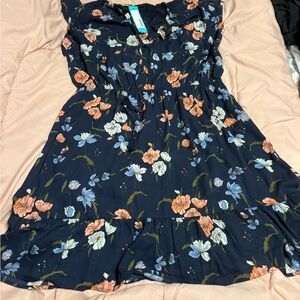 Floral Navy Dress